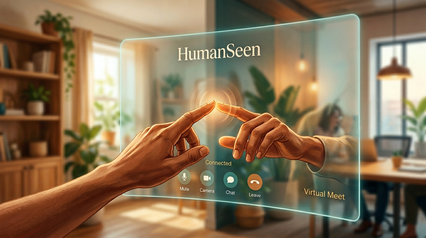 HumanSeen Homepage Preview